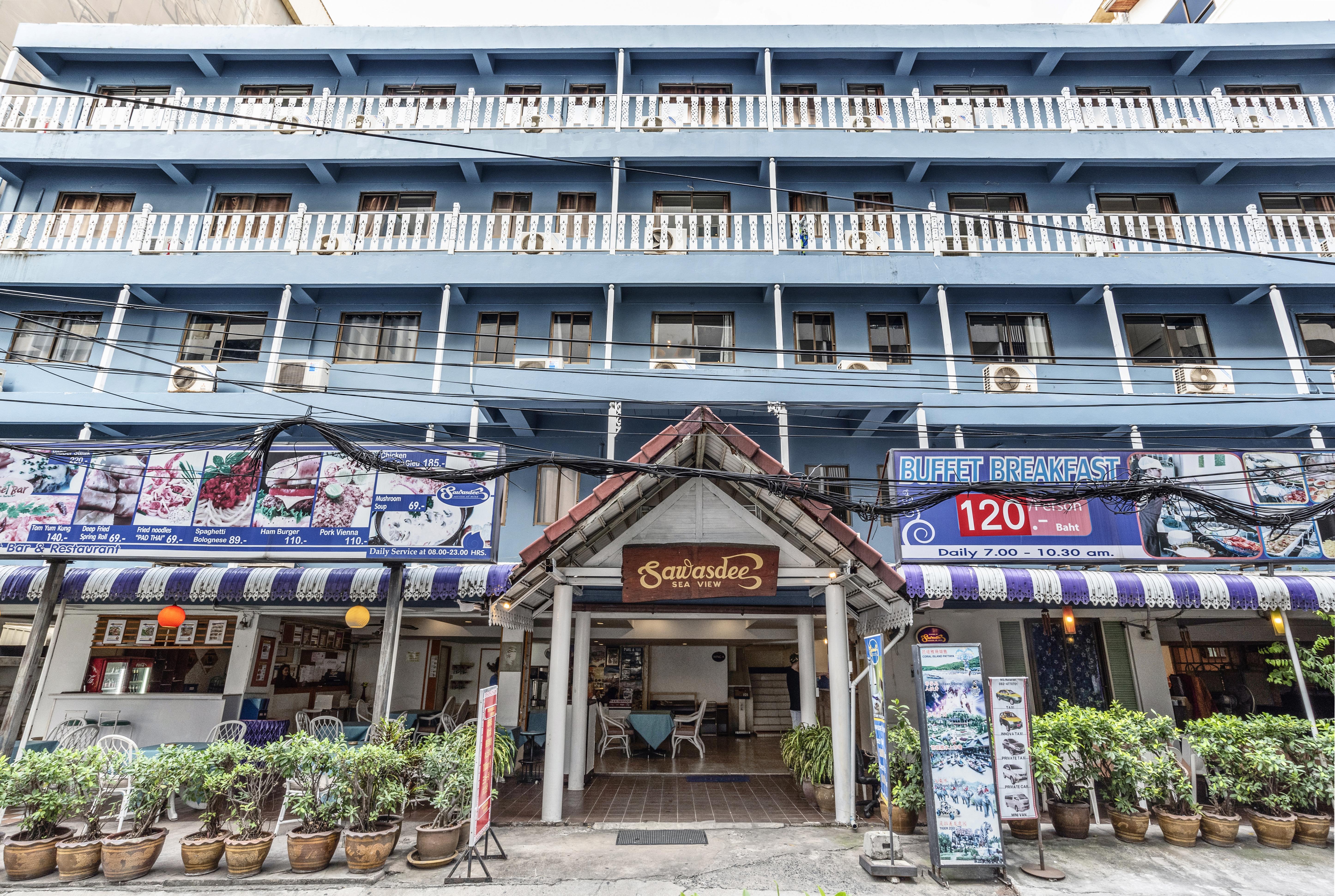 Sawasdee Sea View Otel Pattaya Dış mekan fotoğraf